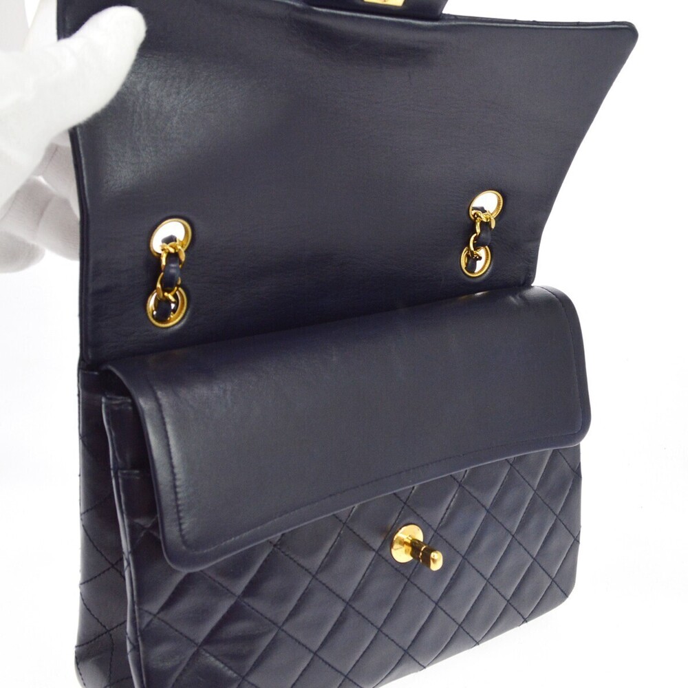 Chanel Vintage Classic Double Flap Quilted Lambskin Medium - Picture 6 of 7
